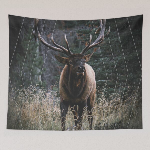 Item preview, Elk Moody Geometric Hexagon designed and sold by Robtography.