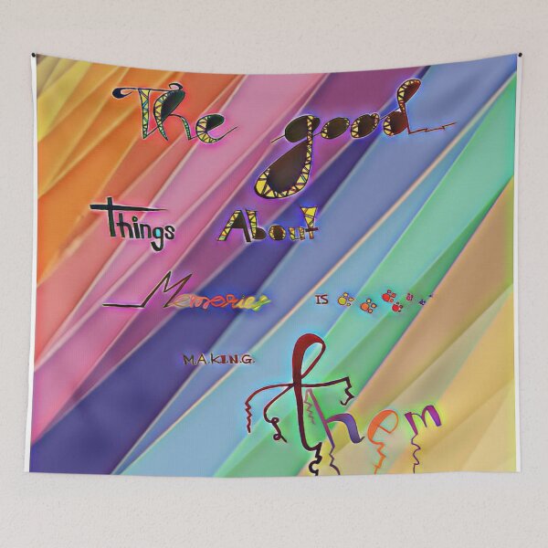 Item preview, Making Memories flora affect- The Good Things About Memories is Making Them designed and sold by Mariogs.