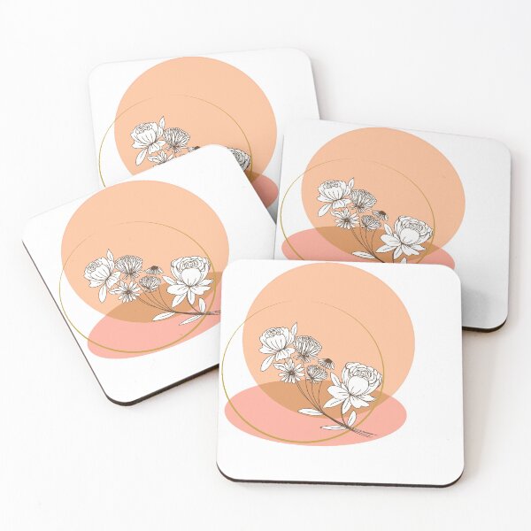 Item preview, Peachy shapes and flowers  designed and sold by dulceanic.