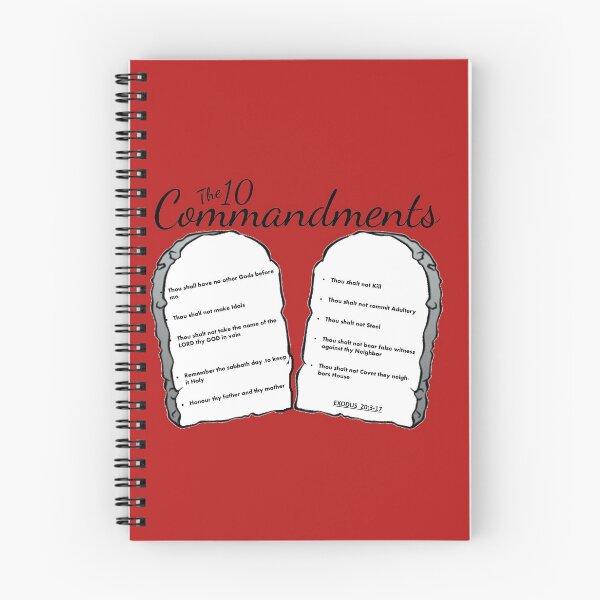 Item preview, 10 commandments designed and sold by AgapeStreetwear.