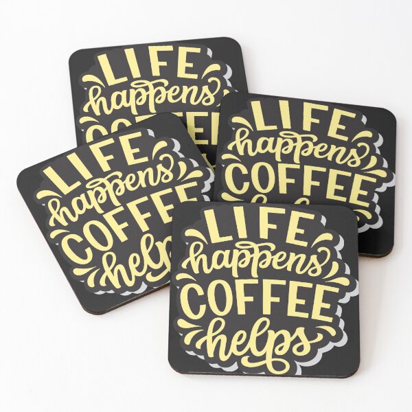 Artikelvorschau, Das Leben passiert Kaffee hilft entworfen und verkauft von Usatazon on.