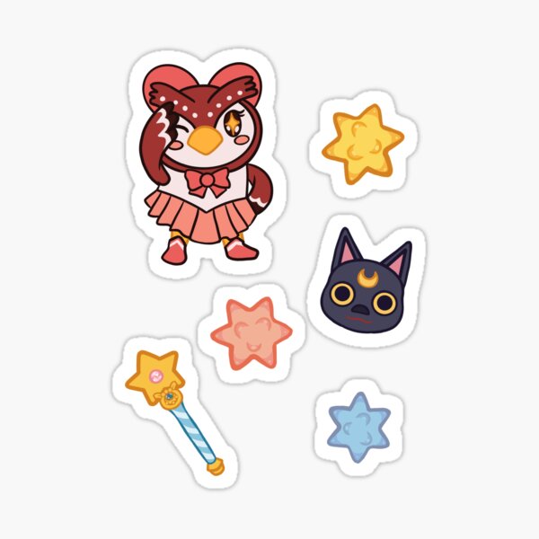 Luna Animal Crossing Stickers Redbubble