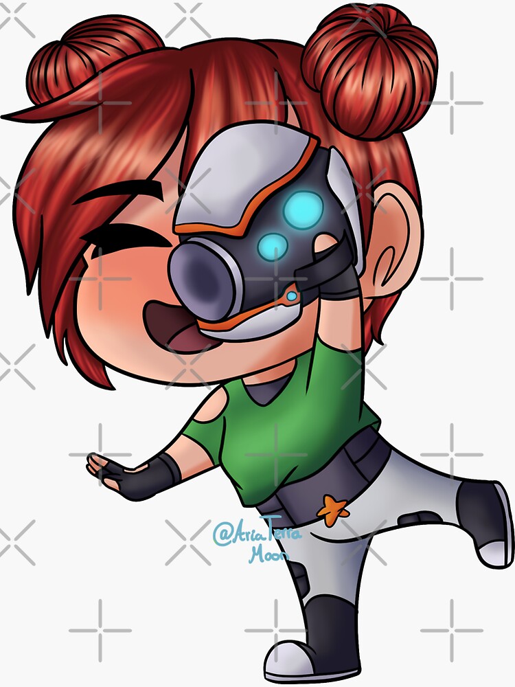 Pegatina Slugterra Bajoterra Chibi Trixie Sting De Ariaterramoon Redbubble