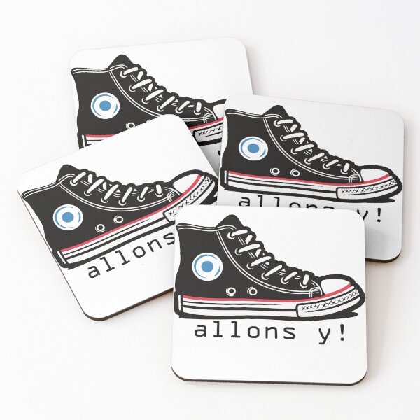 Item preview, allons y! Black Converse Shoe  designed and sold by Queengood.