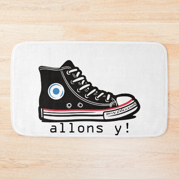 Item preview, allons y! Black Converse Shoe  designed and sold by Queengood.