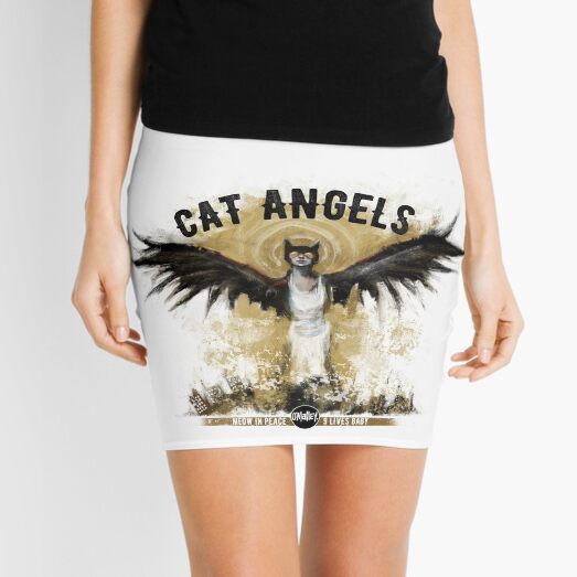 Cat Angels Mini Skirt