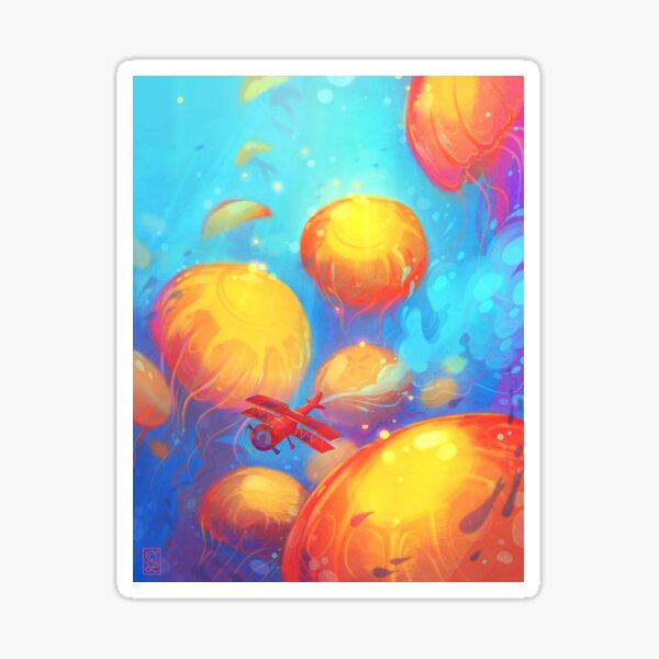 Sea Nettle Dreamland Sticker