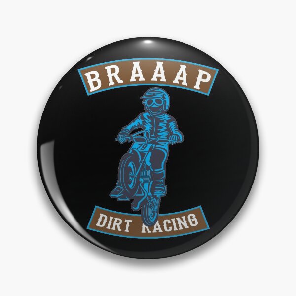Item preview, VINTAGE BRAP BRAAP-BRAAAP FUNNY DIRT BIKE RACING MOTORCROSS T-SHIRT designed and sold by bigerdan.
