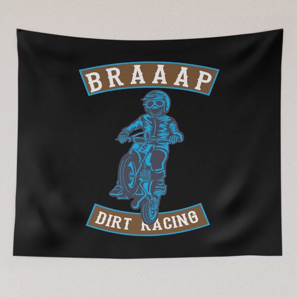 Item preview, VINTAGE BRAP BRAAP-BRAAAP FUNNY DIRT BIKE RACING MOTORCROSS T-SHIRT designed and sold by bigerdan.