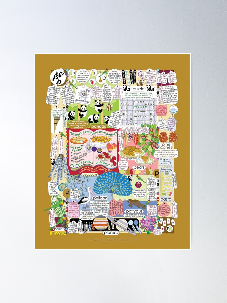 Alternate view of The Sixteenth Letter of the Alphabet: P or p Poster