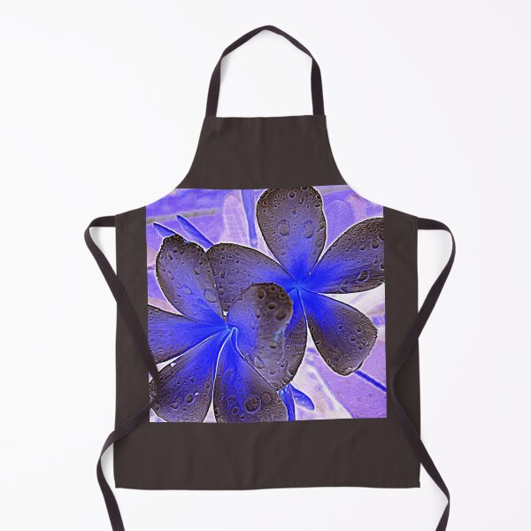 Item preview, FRANGIPANI DREAMS IN PURPLE MAUVE AND COBALT BLUE designed and sold by Opalbluerose.