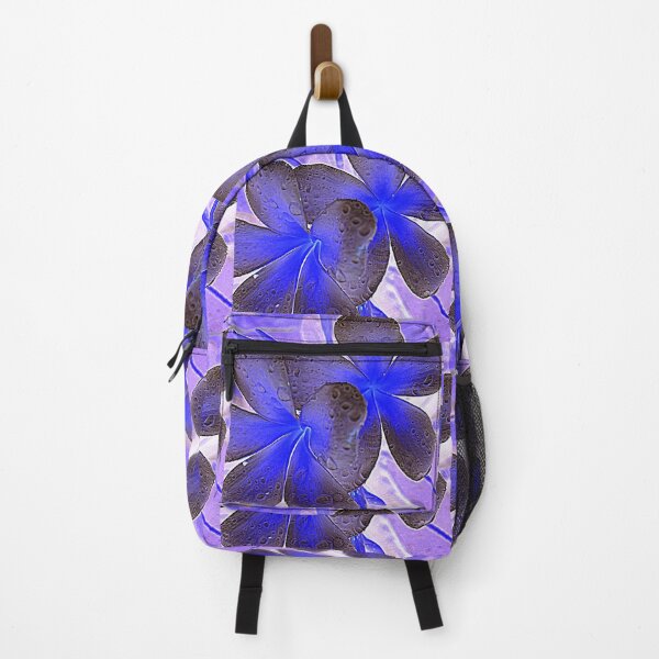 Item preview, FRANGIPANI DREAMS IN PURPLE MAUVE AND COBALT BLUE   designed and sold by Opalbluerose.