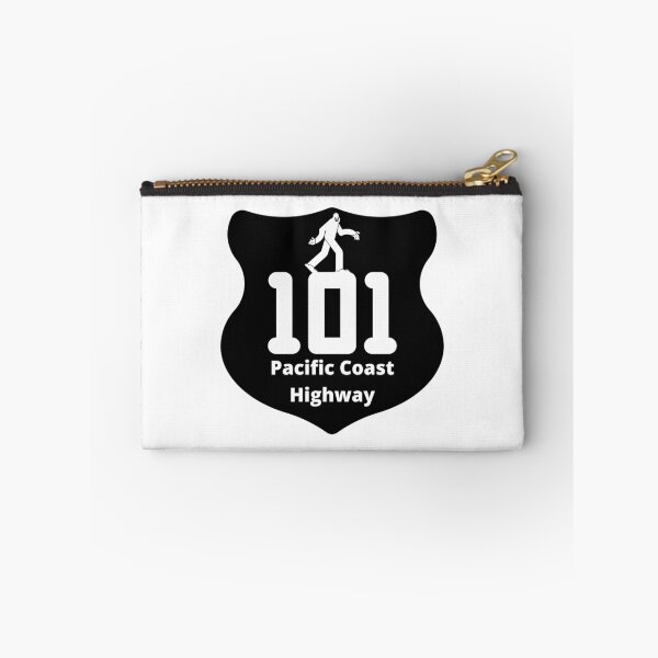 Item preview, Pacific Coast Highway 101 Sign Bigfoot Sasquatch West Coast Oregon Washington California designed and sold by DansDankDesigns.