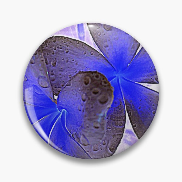 Item preview, FRANGIPANI DREAMS IN PURPLE MAUVE AND COBALT BLUE   designed and sold by Opalbluerose.