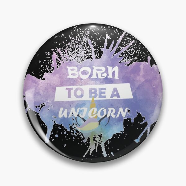 Item preview, Born to be a Unicorn designed and sold by Rainbow Skull.