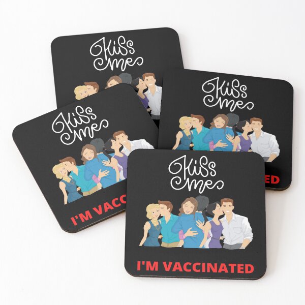 Item preview, Kiss me I'm vaccinated. designed and sold by NinjaPug.