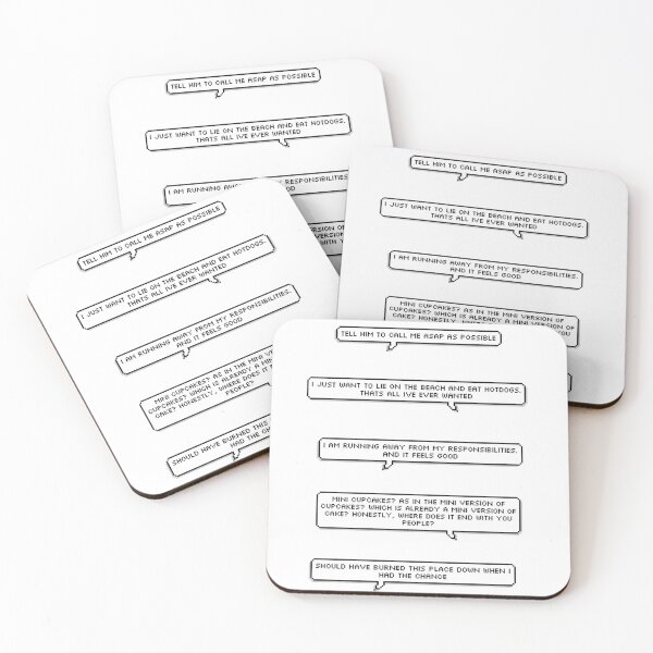Item preview, Funny office quote sticker pack  designed and sold by ArtCasualty.