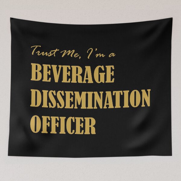 Item preview, Beverage Dissemination Officer designed and sold by ArtGraffita.