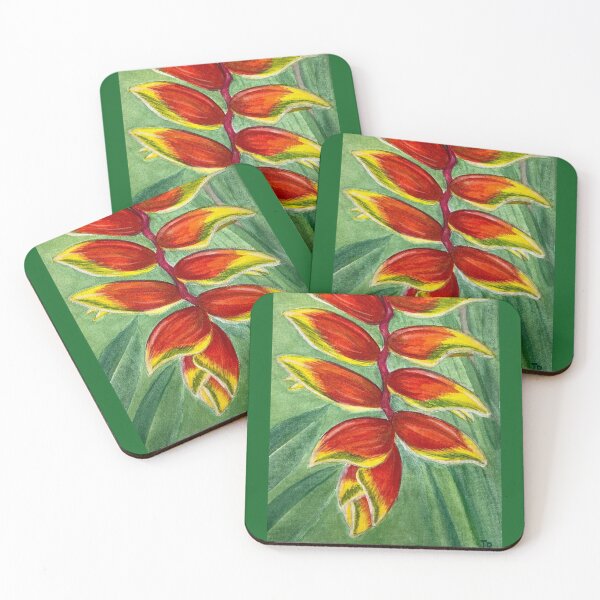 Item preview, Crab Claw Heliconia by Judy Richardson 2019 designed and sold by JRtreasures.