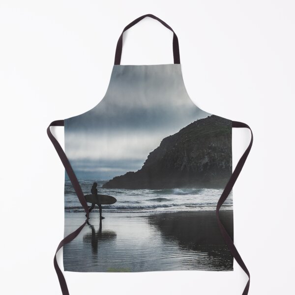 Item preview, Man with surfboard moody beach vibes designed and sold by Robtography.