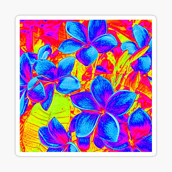 Item preview, FRANGIPANI  FIESTA,  MODERN FLORAL   designed and sold by Opalbluerose.