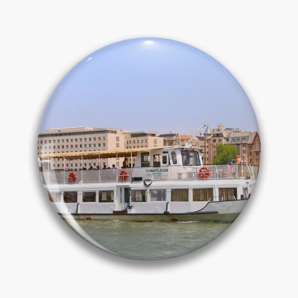 Item preview, Cruise boat and buildings, Budapest, Hungary, on the River Danube designed and sold by FranWest.