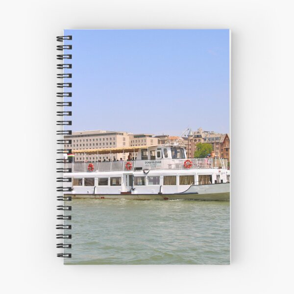 Item preview, Cruise boat and buildings, Budapest, Hungary, on the River Danube designed and sold by FranWest.