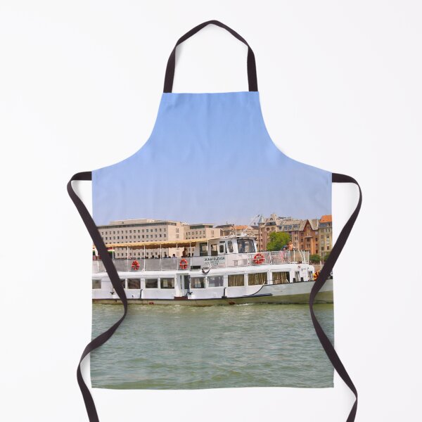 Item preview, Cruise boat and buildings, Budapest, Hungary, on the River Danube designed and sold by FranWest.