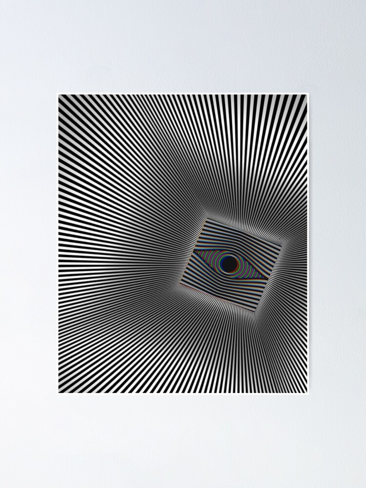 "Magic eye" Poster for Sale by Interoverdrive Redbubble