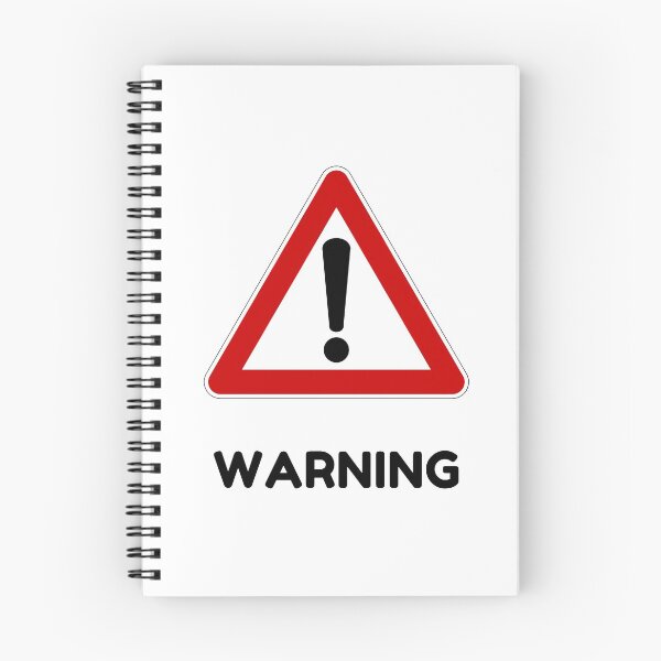 Item preview, warning designed and sold by J- exit.
