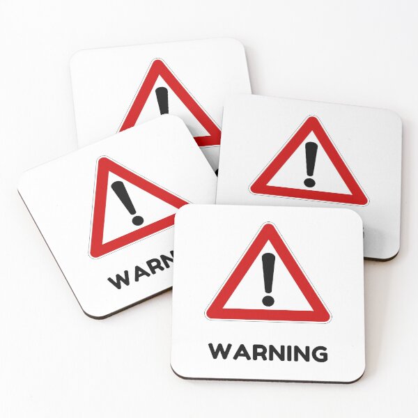Item preview, warning designed and sold by J- exit.