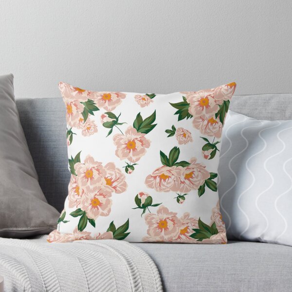 Item preview, Orange rose all-over pattern designed and sold by LivelyNest.