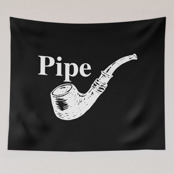 Item preview, Pipe-white- designed and sold by DRIPPED-STORE.