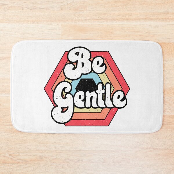 Item preview, Be Gentle Hexagon Sunset with Bee designed and sold by Mumgle.