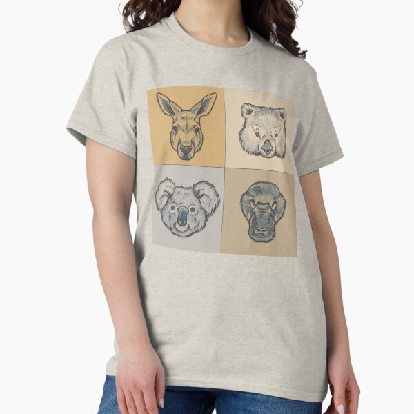 Vista previa del artículo con la obra «animales australianos», diseñado y vendido por tanimator.