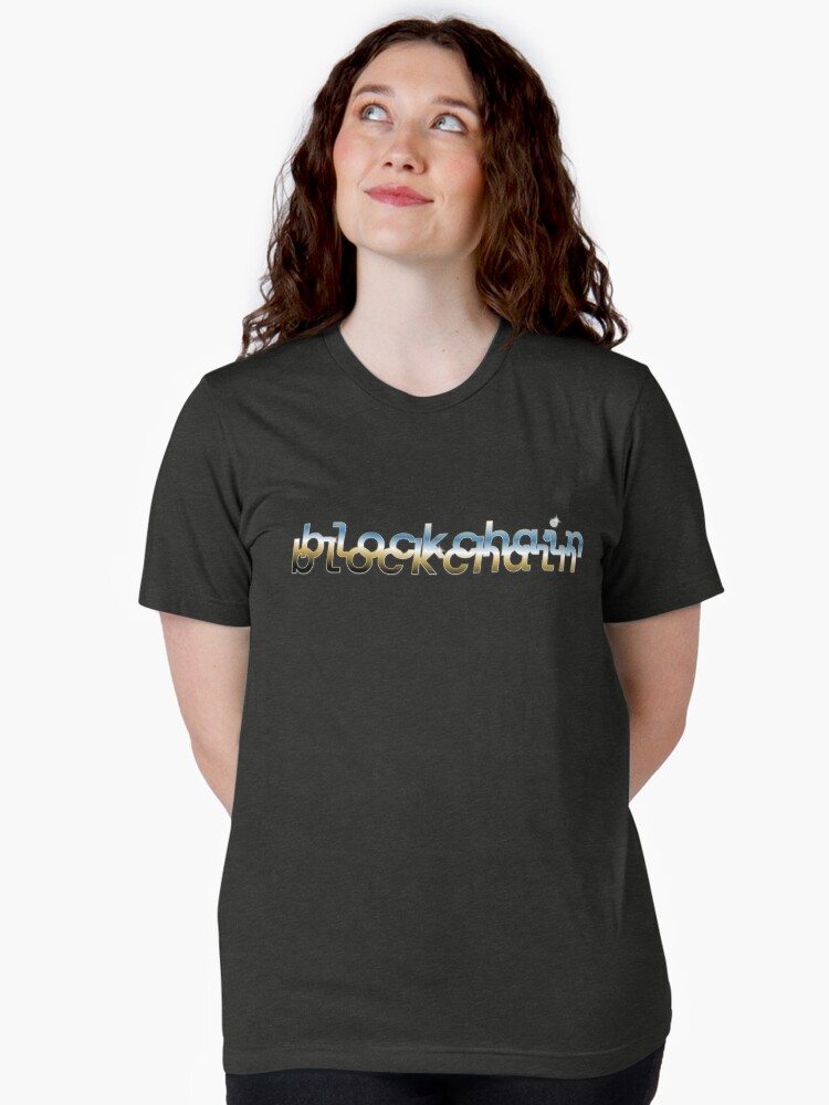 Thumbnail 2 of 7, Tri-blend T-Shirt, Blockchained designed and sold by TYCA1.