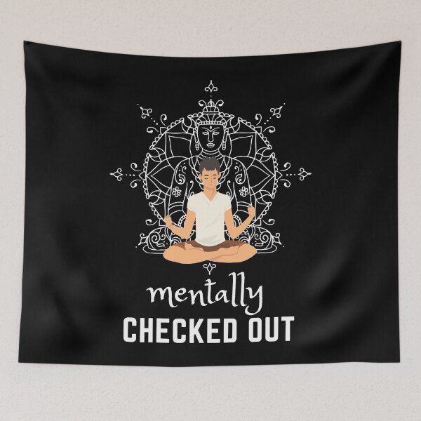 Item preview, Mentally checked out. designed and sold by NinjaPug.