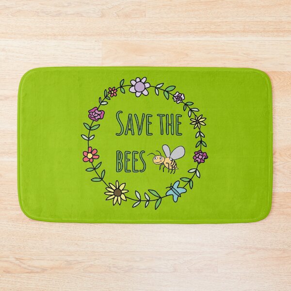 Item preview, Save The Bees Flower Garland Nature Lovers designed and sold by ElJimmo.