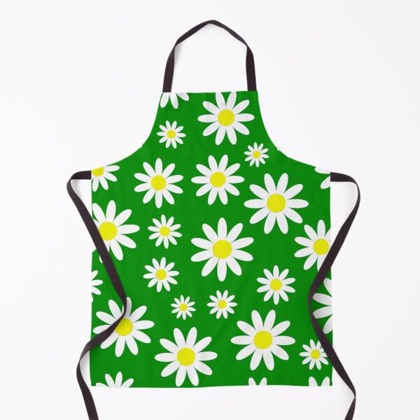 Item preview, green daisies daisy floral designed and sold by Gossip Rag.