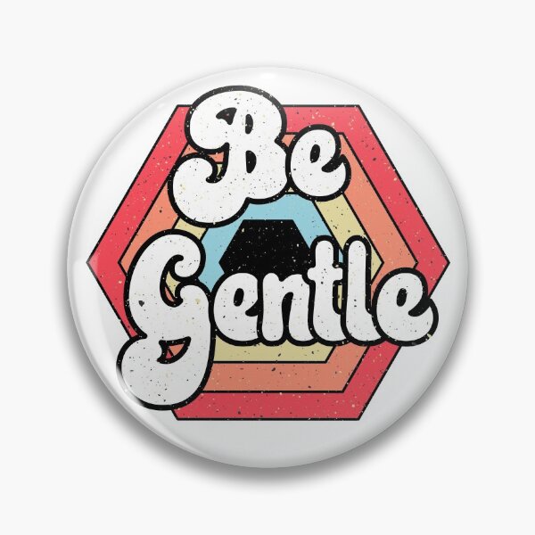 Item preview, Be Gentle Hexagon Sunset with Bee designed and sold by Mumgle.