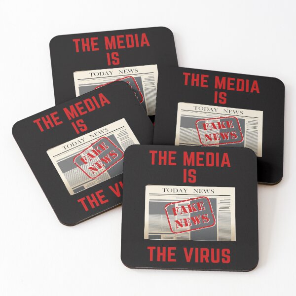 Item preview, The Media is the virus. designed and sold by NinjaPug.