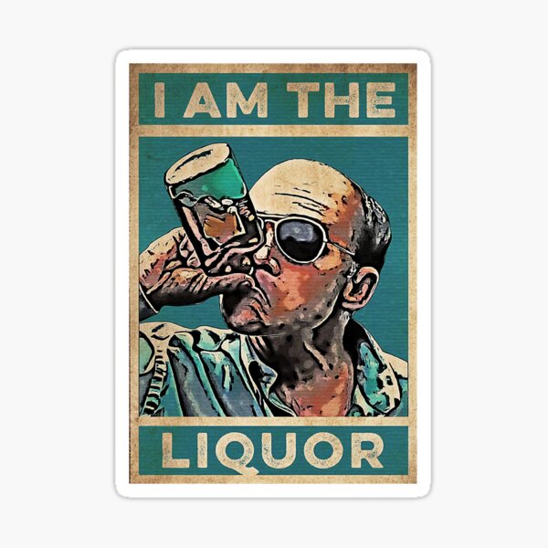 Drunken Master i am the liquor, liquor, park boys, ricky bails, mr lahey, randy, bobandy, blizzard, trailer park boys Sticker