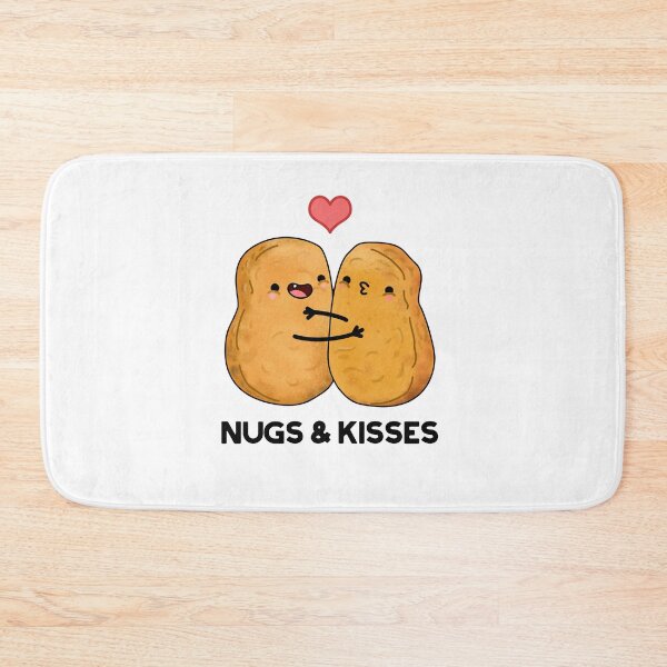 Item preview, Nugs And Kisses Funny Chicken Nugget Puns  designed and sold by punnybone.