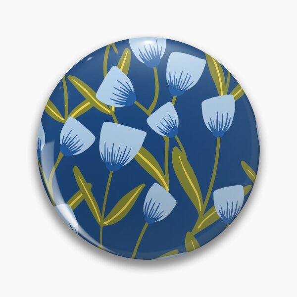 Item preview, Springtime Blooms: Blue designed and sold by ZoeChapman.