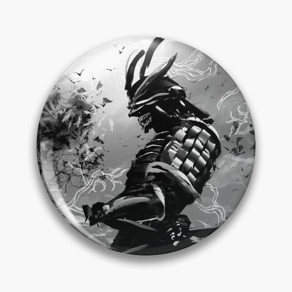 Item preview, The terrifying ronin stands in the forest at night designed and sold by WarmTail.