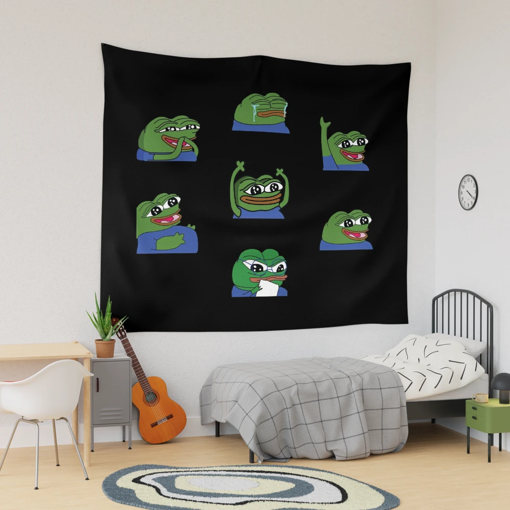 Peepo Twitch Emotes Pack 1 Tapestry for Sale by OldDannyBrown | Redbubble