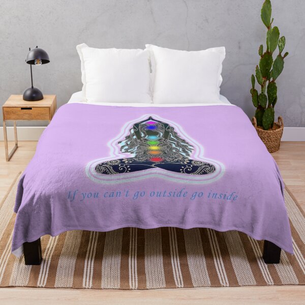Item preview, IF YOU CAN'T GO OUTSIDE GO INSIDE - LOS 7 CHAKRAS -REIKI designed and sold by Perfomance.