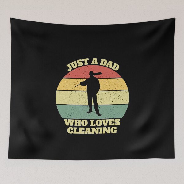 Item preview, Just A Dad Who Loves Cleaning Cleaner Dad designed and sold by Salvadax.