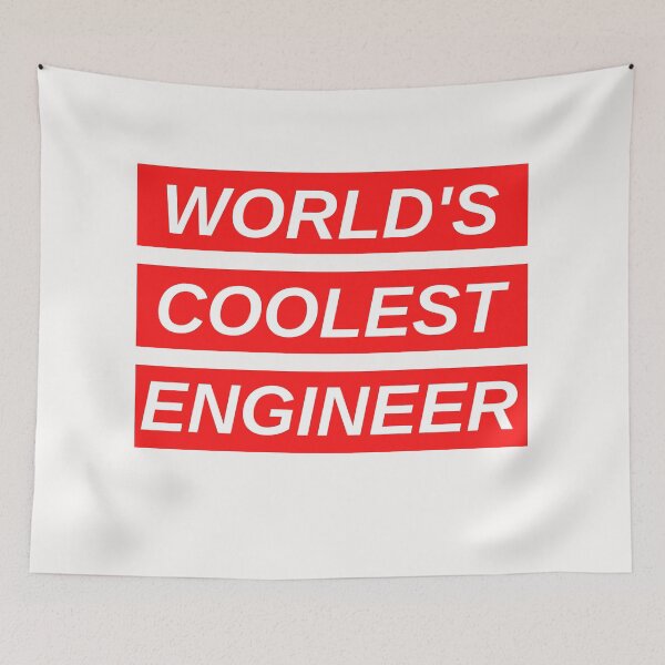 Item preview, World's coolest engineer designed and sold by CynthSky.