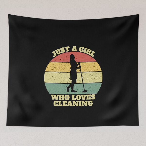 Item preview, Just A Girl Who Loves Cleaning Cleaner Girls designed and sold by Salvadax.